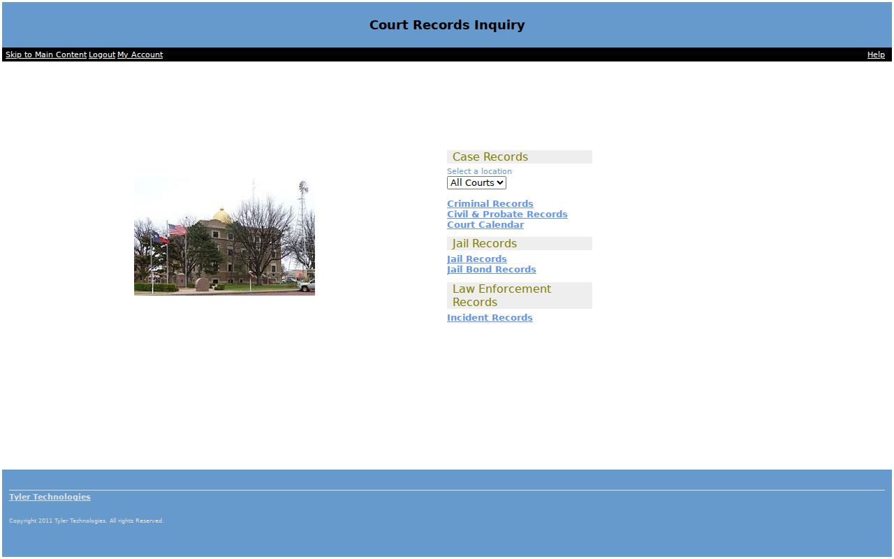 Hale County warrant records public access portal error